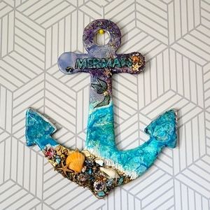 Mermaid themed decor anchor